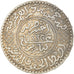 Moneta, Maroko, Yusuf, 1/2 Rial, 5 Dirhams, 1917, bi-Bariz, Paris, AU(55-58)