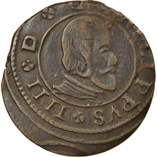 Coin, Spain, Philip IV, 16 Maravedis, 1664, Madrid, EF(40-45), Copper, KM:172.5