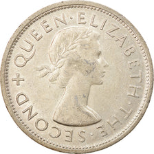 Coin, Southern Rhodesia, Elizabeth II, Crown, 1953, AU(55-58), Silver, KM:27