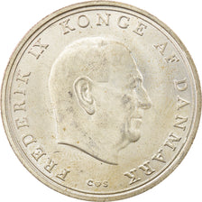 Coin, Denmark, Frederik IX, 10 Kroner, 1968, Copenhagen, AU(55-58), Silver