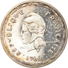 Coin, New Hebrides, 100 Francs, 1966, Paris, ESSAI, AU(55-58), Silver, KM:E1