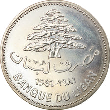 Coin, Lebanon, 10 Livres, 1981, MS(63), Copper-nickel, KM:35
