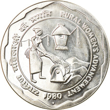 Münze, INDIA-REPUBLIC, 100 Rupees, 1980, Mumbai, Bombay, VZ+, Silber, KM:275