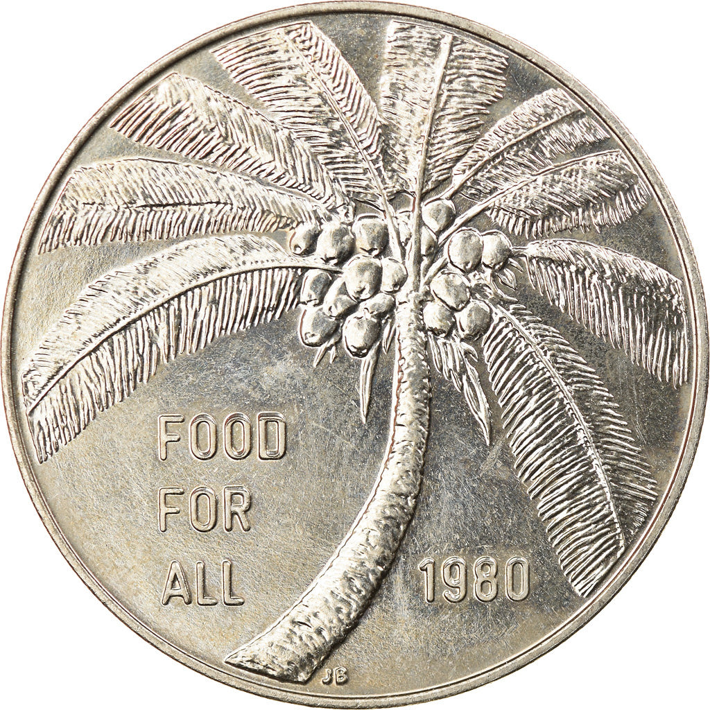 Coin, Samoa, F.A.O. - World Food Day, Tala, 1980, MS(63), Copper-nickel, KM:38