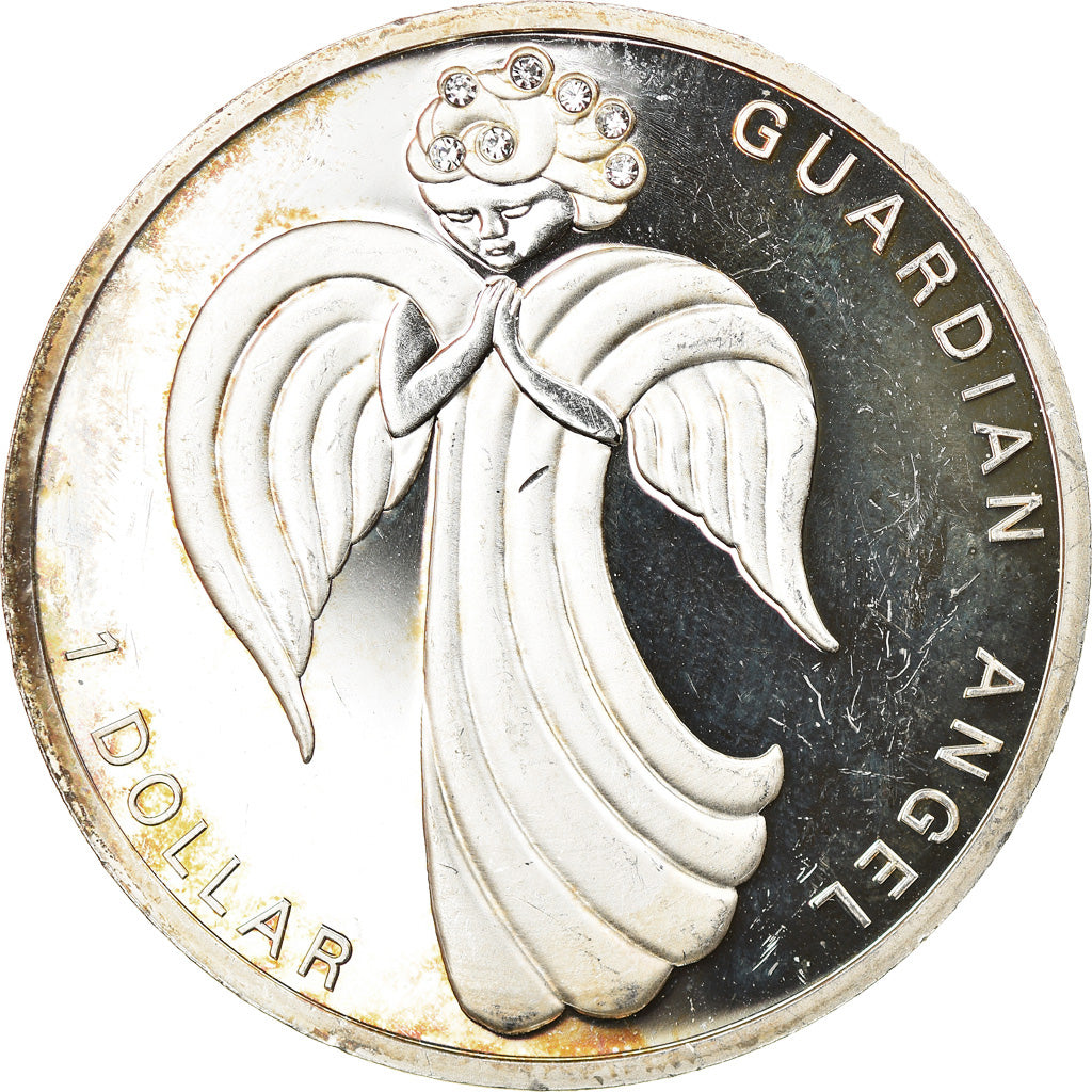 Moneta, Nauru, Dollar, 2009, CIT, SPL, Rame placcato argento, KM:38