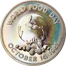 Coin, Jamaica, Elizabeth II, Dollar, 1981, Franklin Mint, USA, MS(65-70)