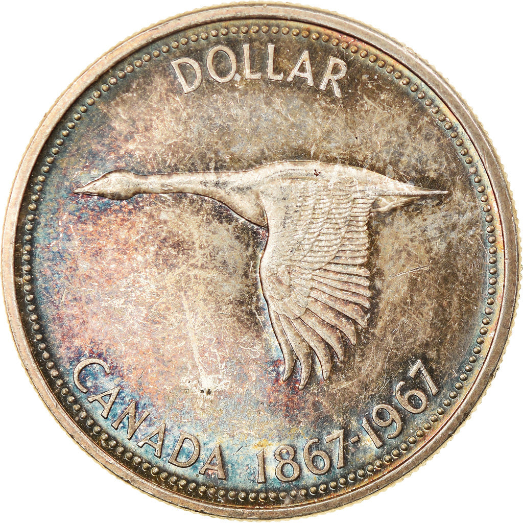 Coin, Canada, Elizabeth II, Dollar, 1967, Royal Canadian Mint, Ottawa