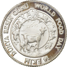 Moneta, Turcja, 1500 Lira, 1983, MS(64), Srebro, KM:958