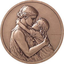 France, Medal, The Fifth Republic, Prud'homme.G, MS(65-70), Bronze