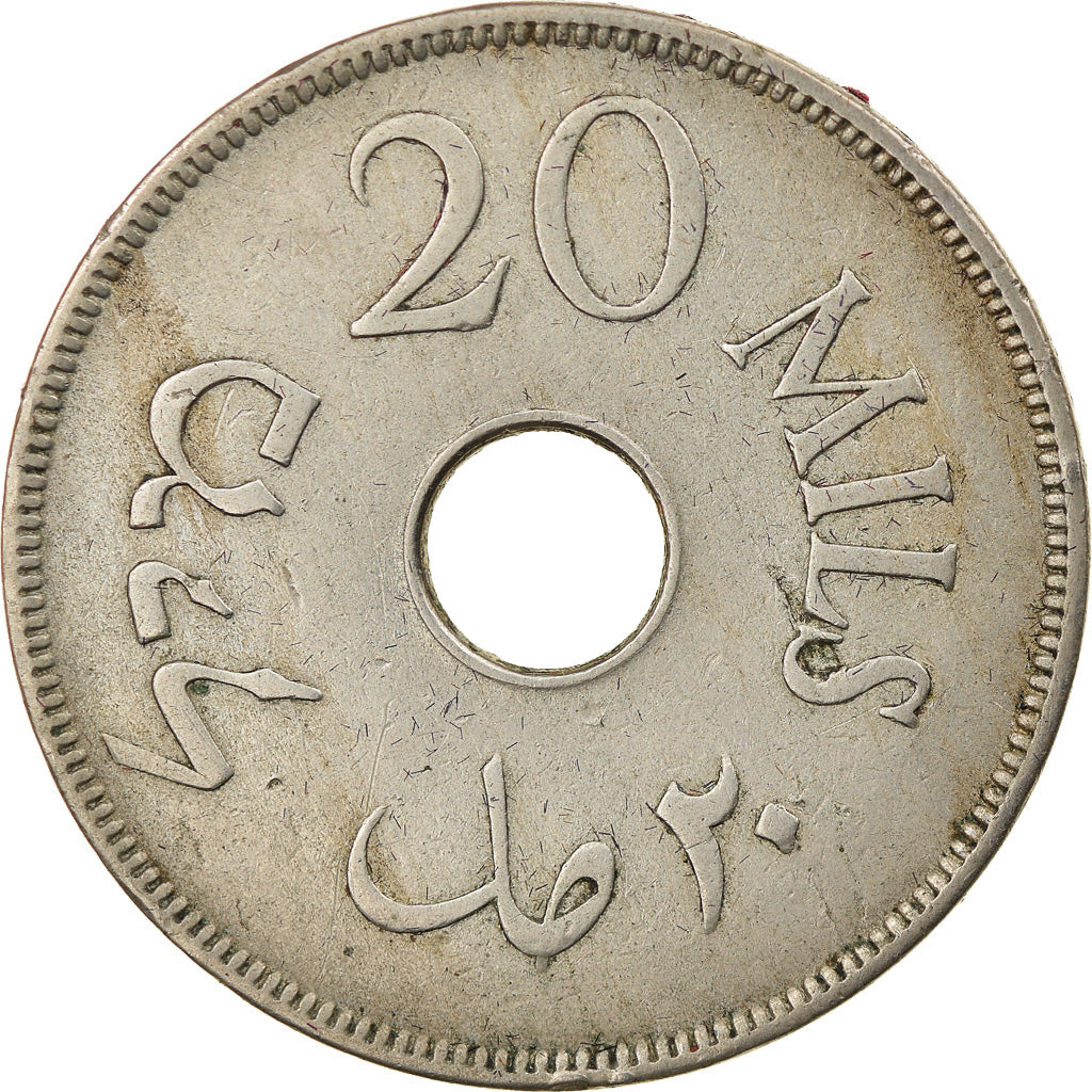 Coin, Palestine, 20 Mils, 1927, VF(30-35), Copper-nickel, KM:5