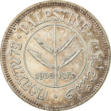 Coin, Palestine, 50 Mils, 1935, EF(40-45), Silver, KM:6