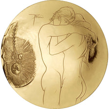 FRANCE, Arts & Culture, The Fifth Republic, Medal, MS(65-70), Bronze, 81, 225.00