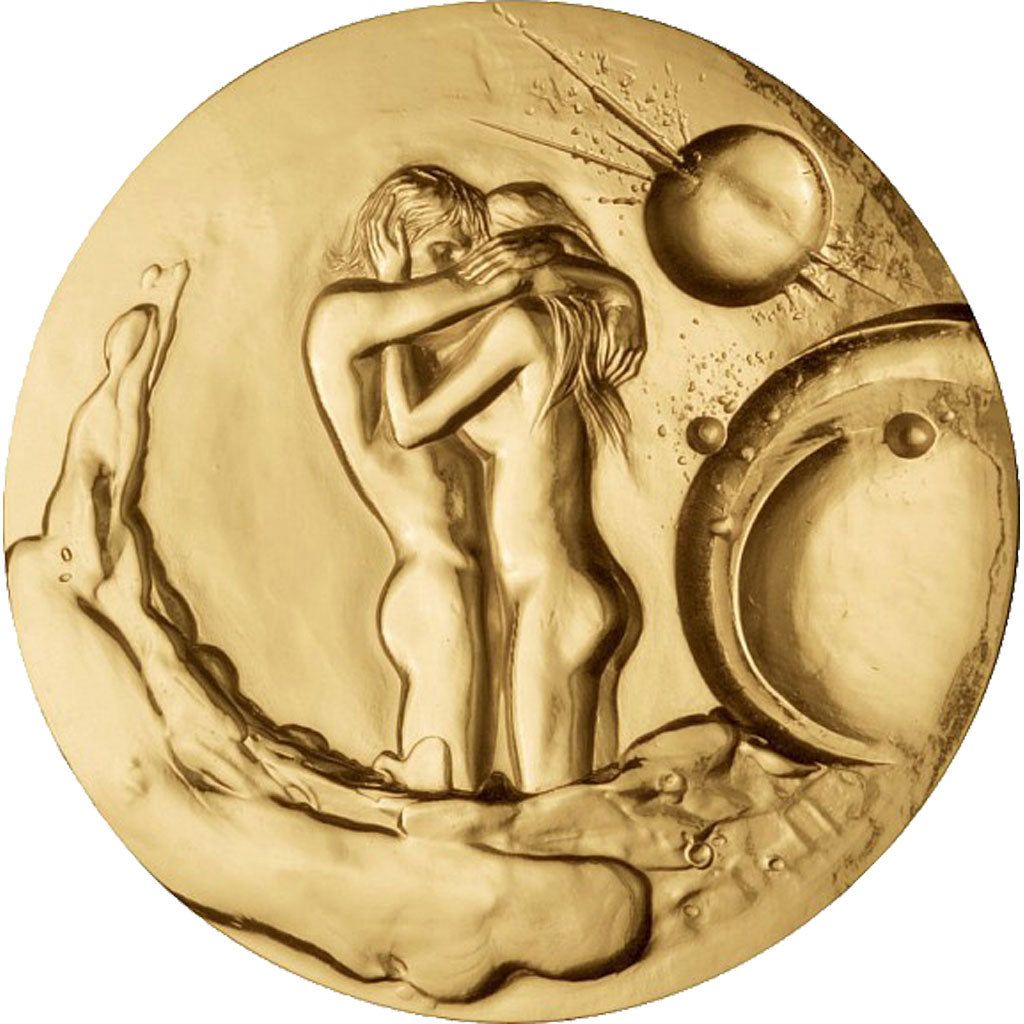 FRANCE, Arts & Culture, The Fifth Republic, Medal, MS(65-70), Bronze, 81, 225.00