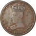 Coin, Haiti, Faustin Ier, 6-1/4 Centimes, 1850, F(12-15), Copper, KM:38