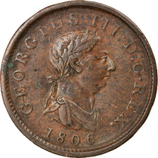 Coin, Great Britain, George III, Penny, 1806, Soho, EF(40-45), Copper, KM:663