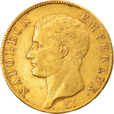 Munten, Frankrijk, Napoléon I, 40 Francs, AN 13, Paris, ZF, Goud, KM:664.1
