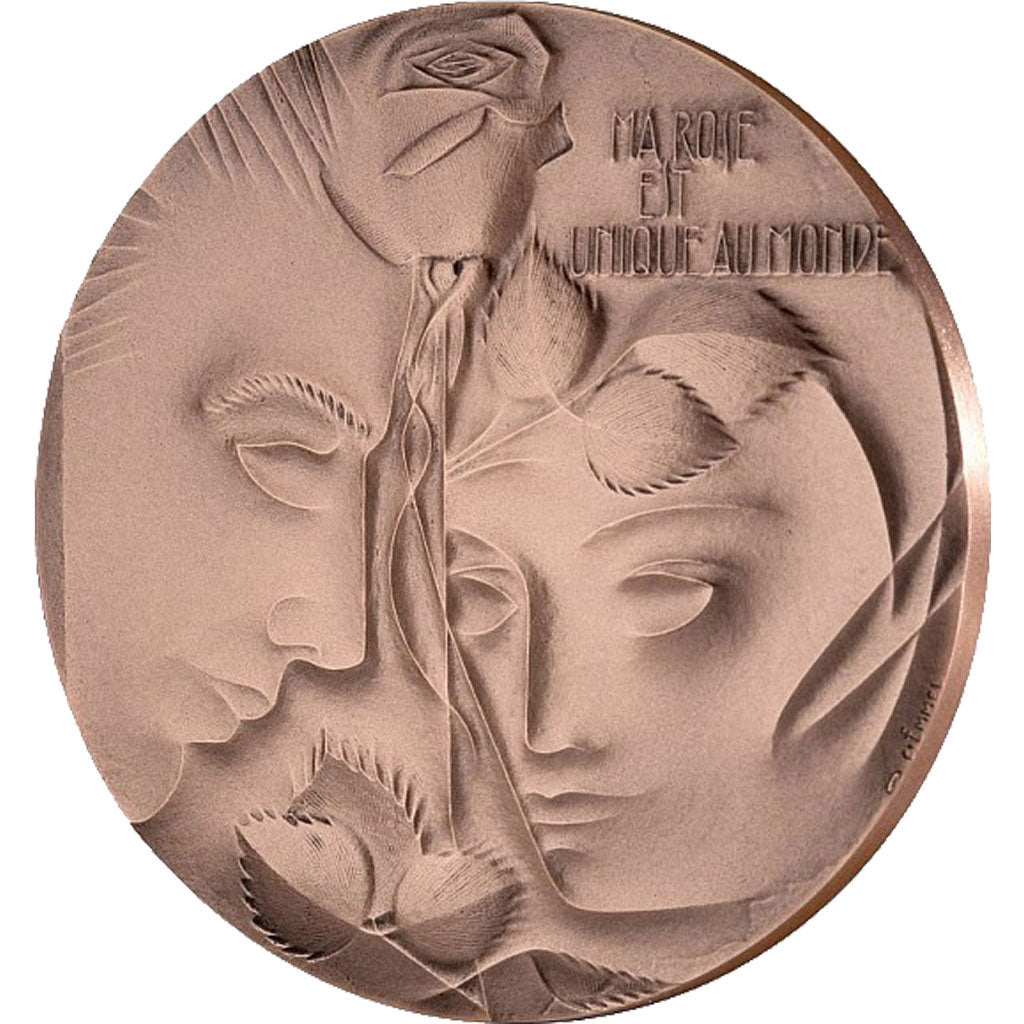 FRANCE, Arts & Culture, The Fifth Republic, Medal, MS(65-70), Bronze, 285.00