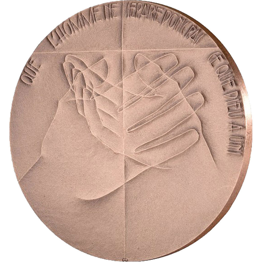FRANCE, Arts & Culture, The Fifth Republic, Medal, MS(65-70), Bronze, 285.00
