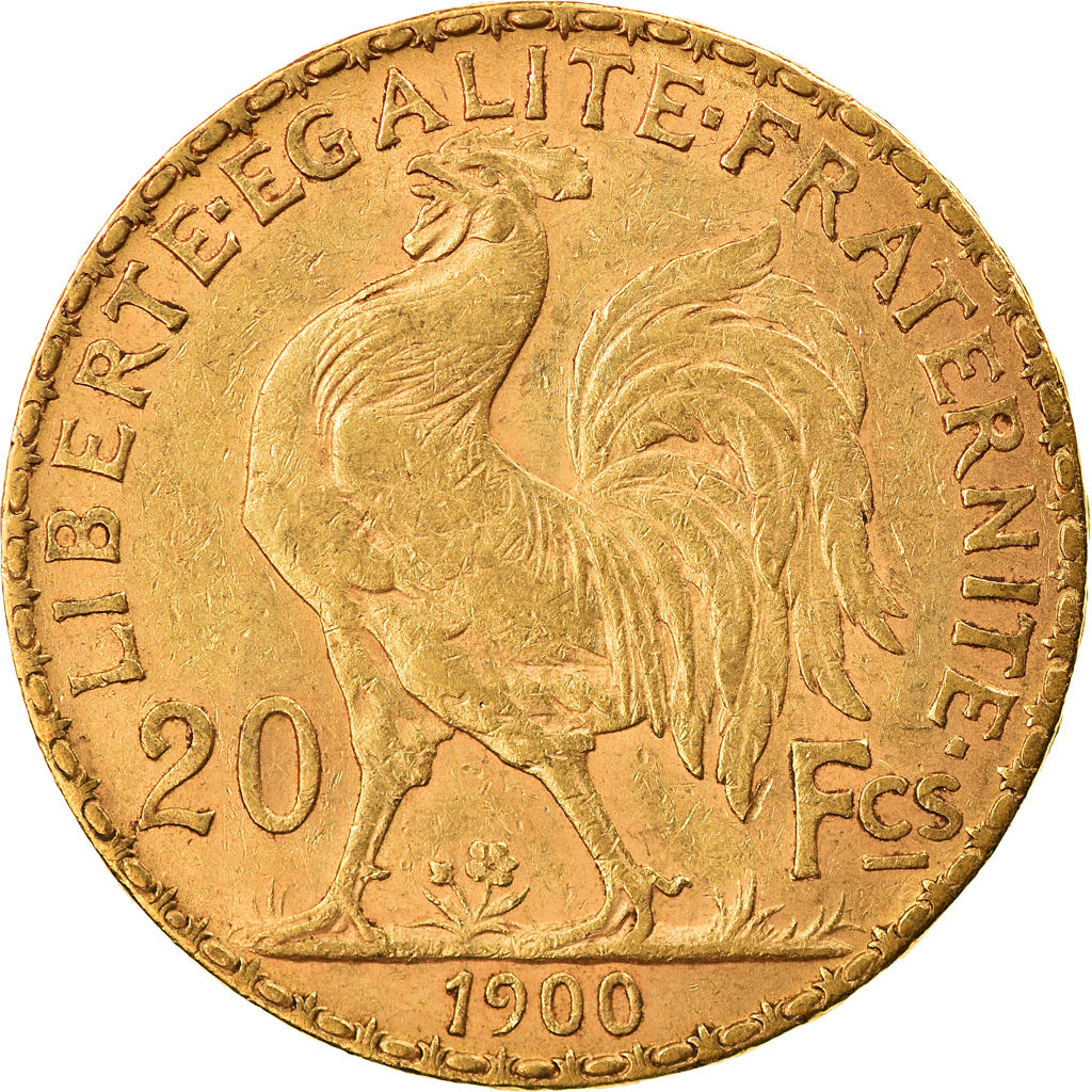Coin, France, Marianne, 20 Francs, 1900, Paris, EF(40-45), Gold, KM:847