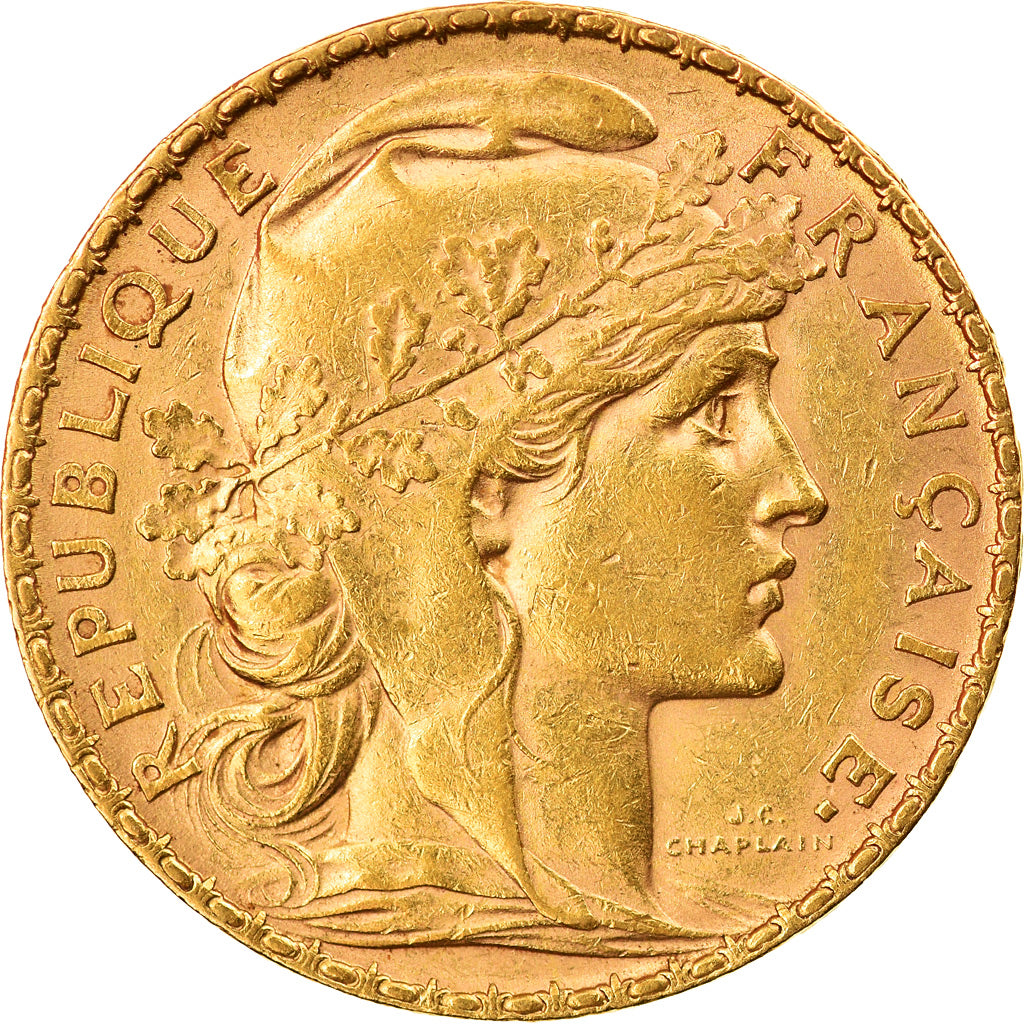 Monnaie, France, Marianne, 20 Francs, 1905, Paris, TTB+, Or, Gadoury:1064