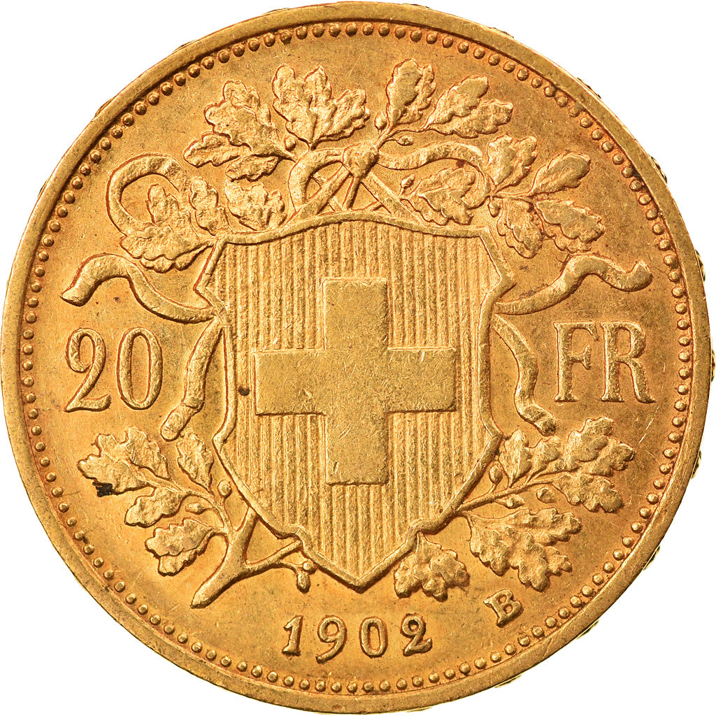 Moneda, Suiza, 20 Francs, 1902, Bern, EBC, Oro, KM:35.1