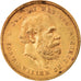 Coin, Netherlands, William III, 10 Gulden, 1877, AU(50-53), Gold, KM:106