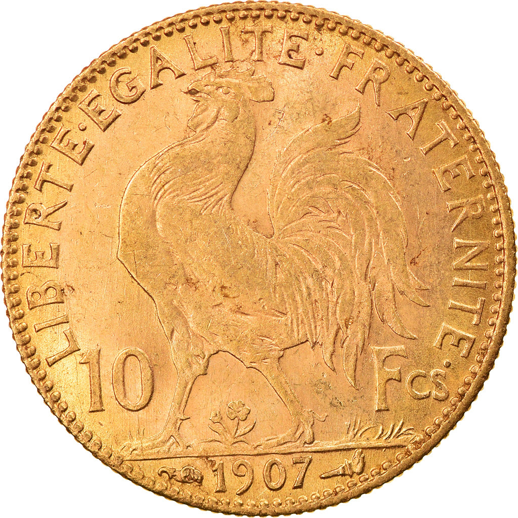 Monnaie, France, Marianne, 10 Francs, 1907, Paris, TTB, Or, Gadoury:1017, KM:846
