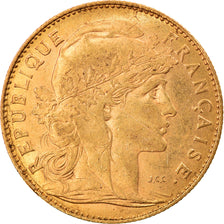 Coin, France, Marianne, 10 Francs, 1901, Paris, AU(50-53), Gold, KM:846