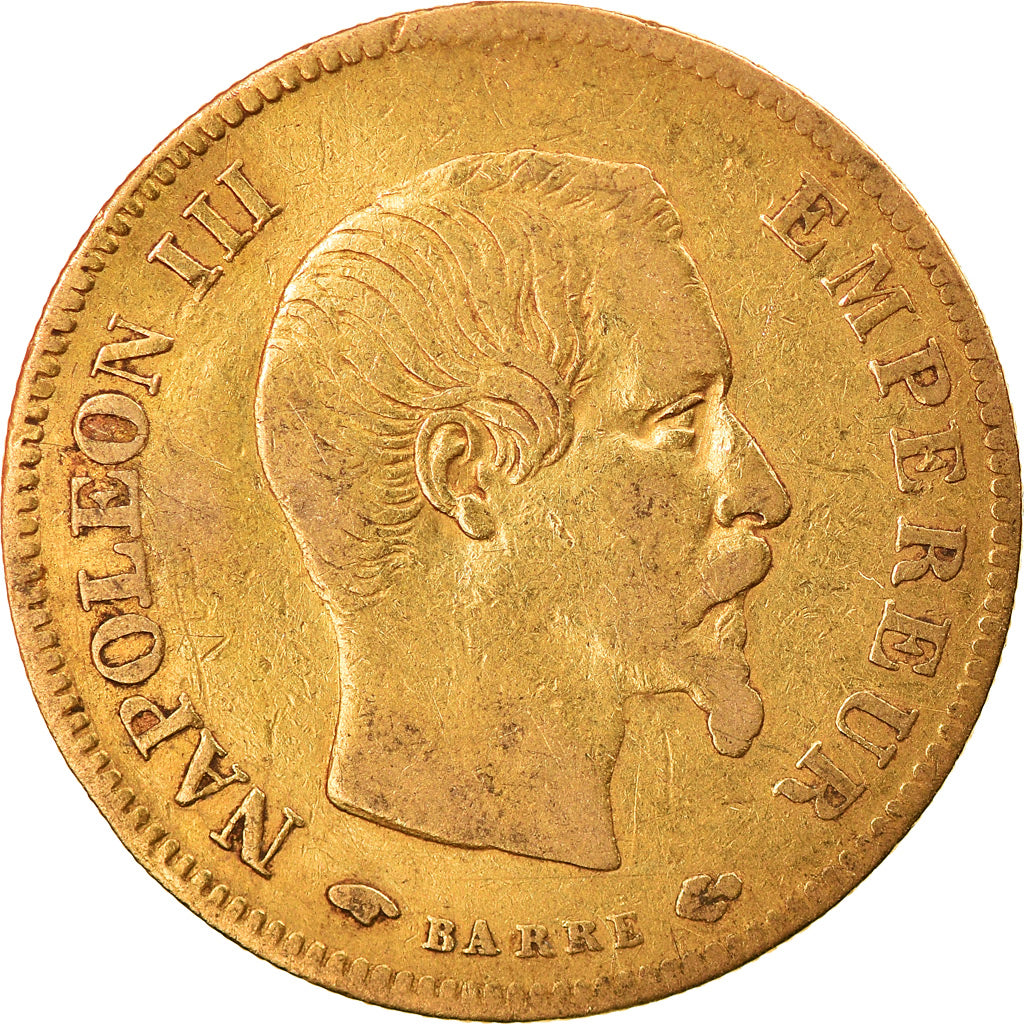 Coin, France, Napoleon III, Napoléon III, 10 Francs, 1857, Paris, VF(30-35)