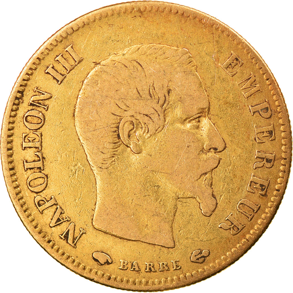 Monnaie, France, Napoleon III, Napoléon III, 10 Francs, 1857, Paris, TB+, Or