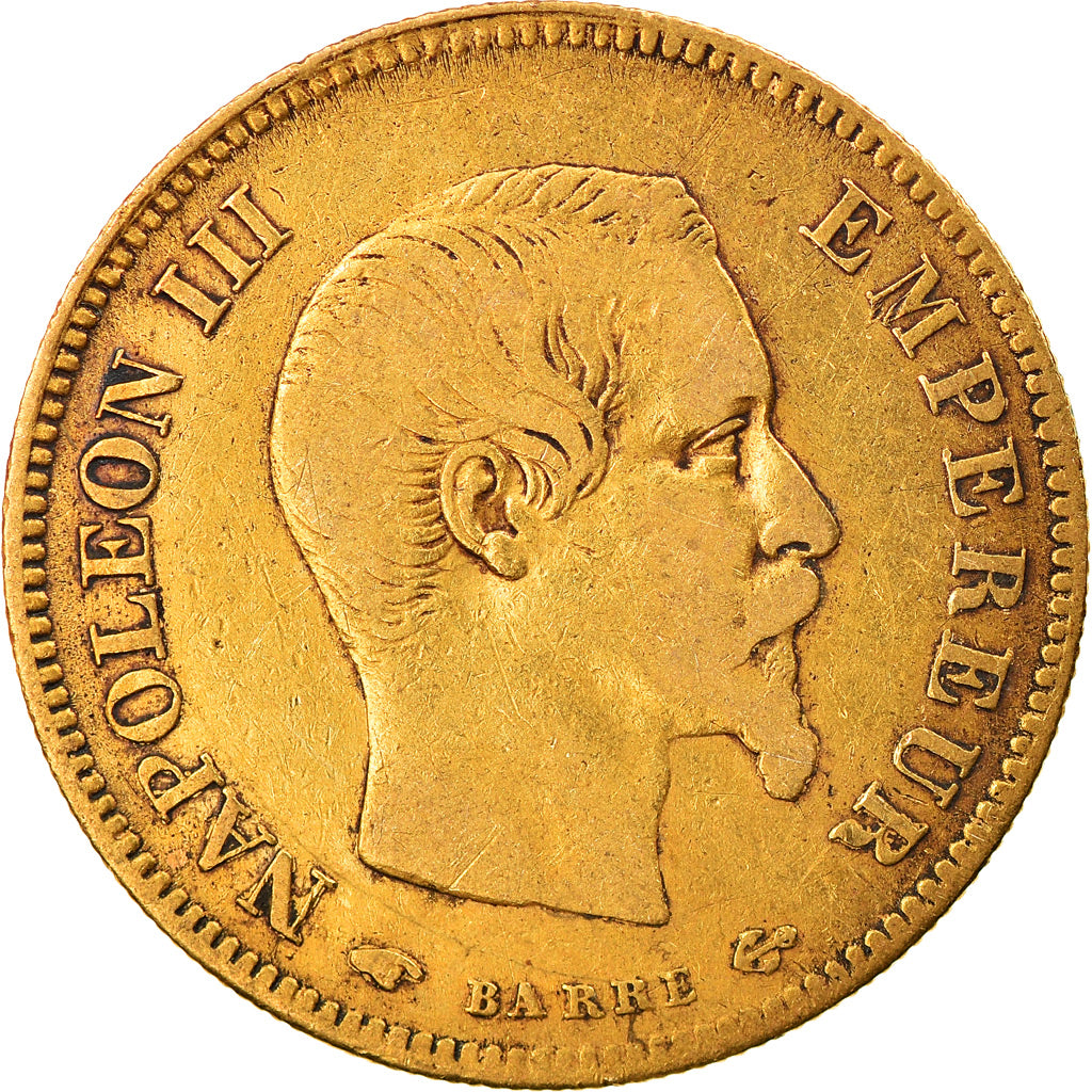 Monnaie, France, Napoleon III, Napoléon III, 10 Francs, 1858, Paris, TB+, Or