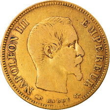 Monnaie, France, Napoleon III, Napoléon III, 10 Francs, 1858, Paris, TB+, Or