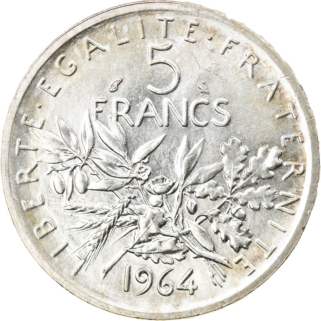 Monnaie, France, Semeuse, 5 Francs, 1964, Paris, SPL, Argent, Gadoury:770
