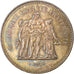 Coin, France, Hercule, 50 Francs, 1977, Paris, MS(60-62), Silver, KM:941.1