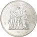 Coin, France, Hercule, 50 Francs, 1977, Paris, MS(63), Silver, KM:941.1