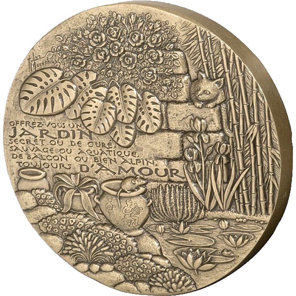 France, Medal, The Fifth Republic, Flora, MS(65-70), Bronze