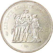 Moneta, Francia, Hercule, 50 Francs, 1975, Paris, SPL, Argento, KM:941.1