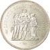 Moneta, Francia, Hercule, 50 Francs, 1975, Paris, SPL, Argento, KM:941.1