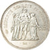 Coin, France, Hercule, 50 Francs, 1975, Paris, MS(60-62), Silver, KM:941.1