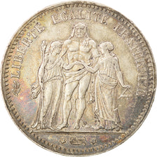 Coin, France, Hercule, 5 Francs, 1875, Paris, EF(40-45), Silver, KM:820.1