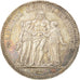 Coin, France, Hercule, 5 Francs, 1875, Paris, EF(40-45), Silver, KM:820.1