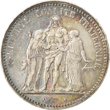 Moneta, Francia, Hercule, 5 Francs, 1875, Paris, BB, Argento, KM:820.1