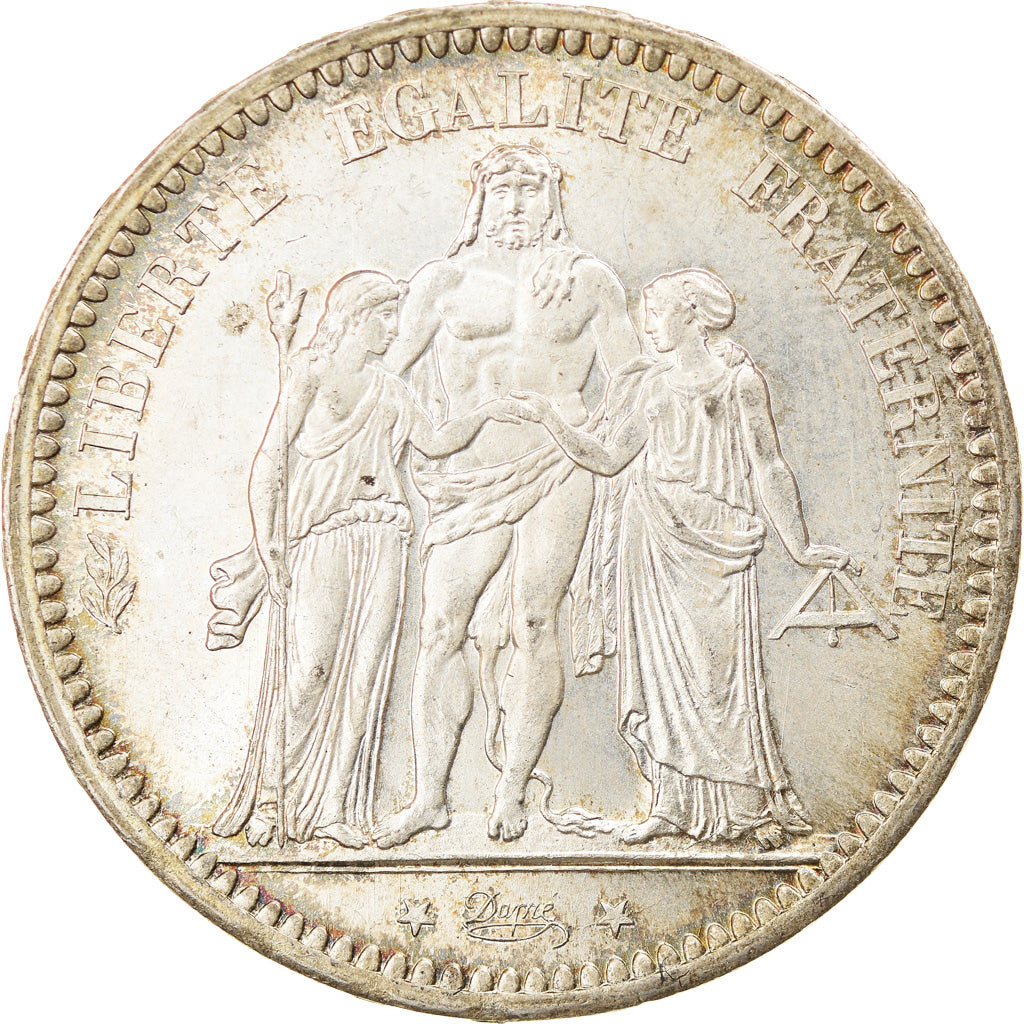 Coin, France, Hercule, 5 Francs, 1873, Paris, MS(60-62), Silver, KM:820.1