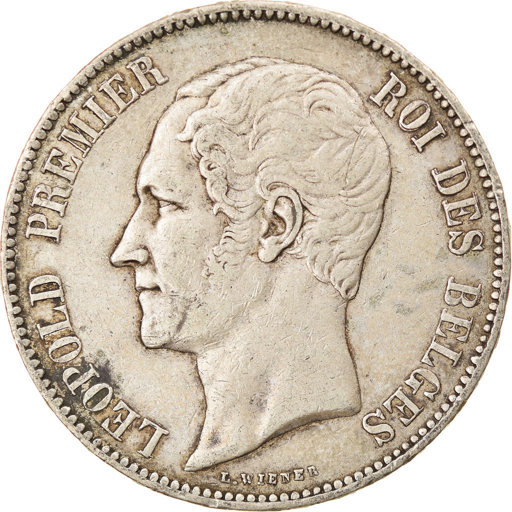 Monnaie, Belgique, Leopold I, 5 Francs, 5 Frank, 1865, TTB, Argent, KM:17