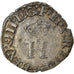 Moneta, Francja, Henri III, Liard à l'H couronnée, 1581, Lyon, VF(30-35)