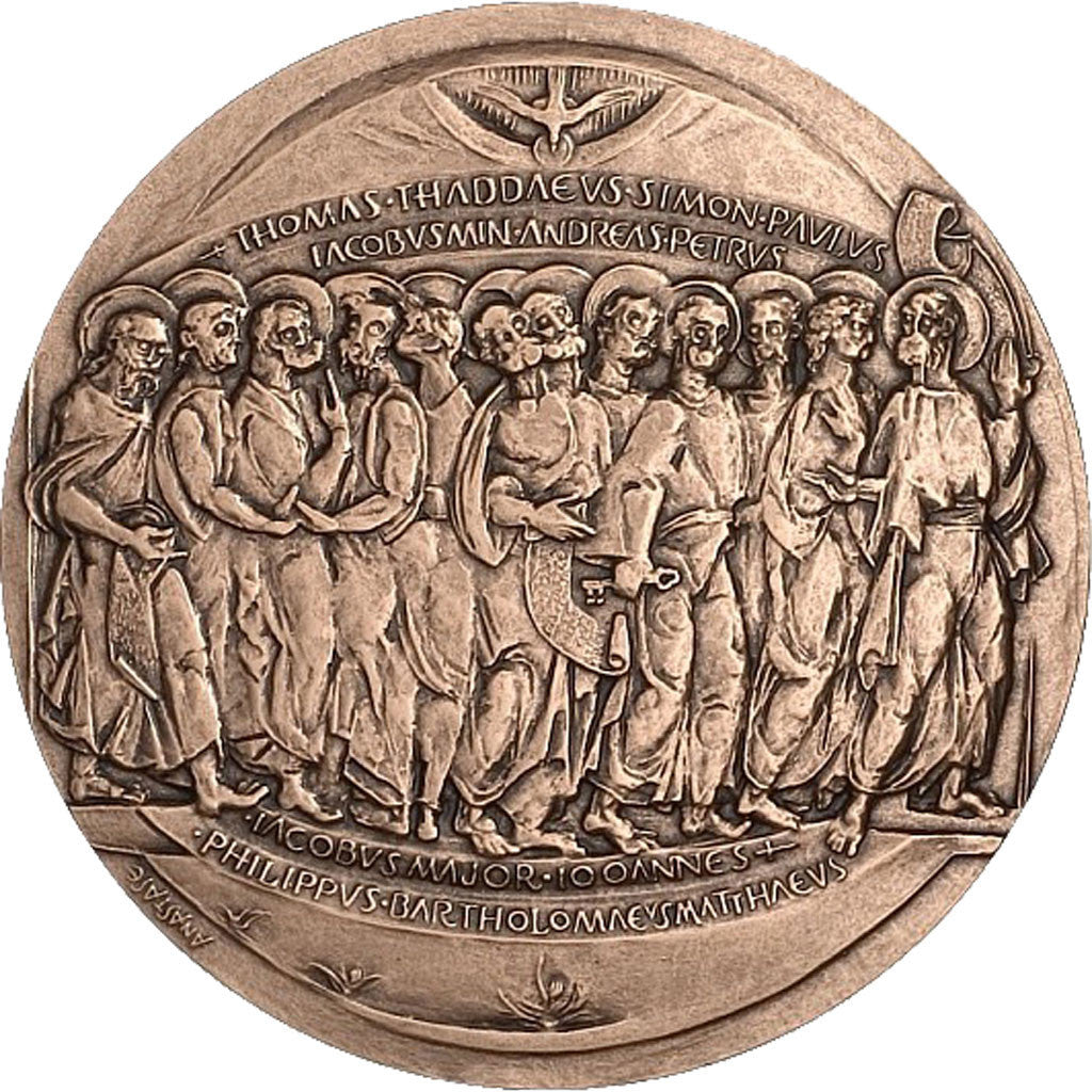 FRANCE, Religions & beliefs, The Fifth Republic, Medal, MS(65-70), Bronze,...