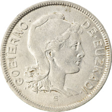 Coin, SPAIN CIVIL WAR, EUZKADI, 2 Pesetas, 1937, Brussels, AU(50-53), Nickel
