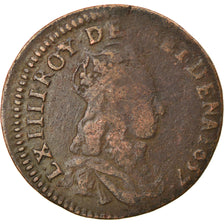 Coin, France, Louis XIV, Liard de France au buste juvénile, 1657, Poitiers