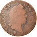 Coin, France, Louis XV, Sol à la vieille tête, Sol, 1772, Limoges, VG(8-10)