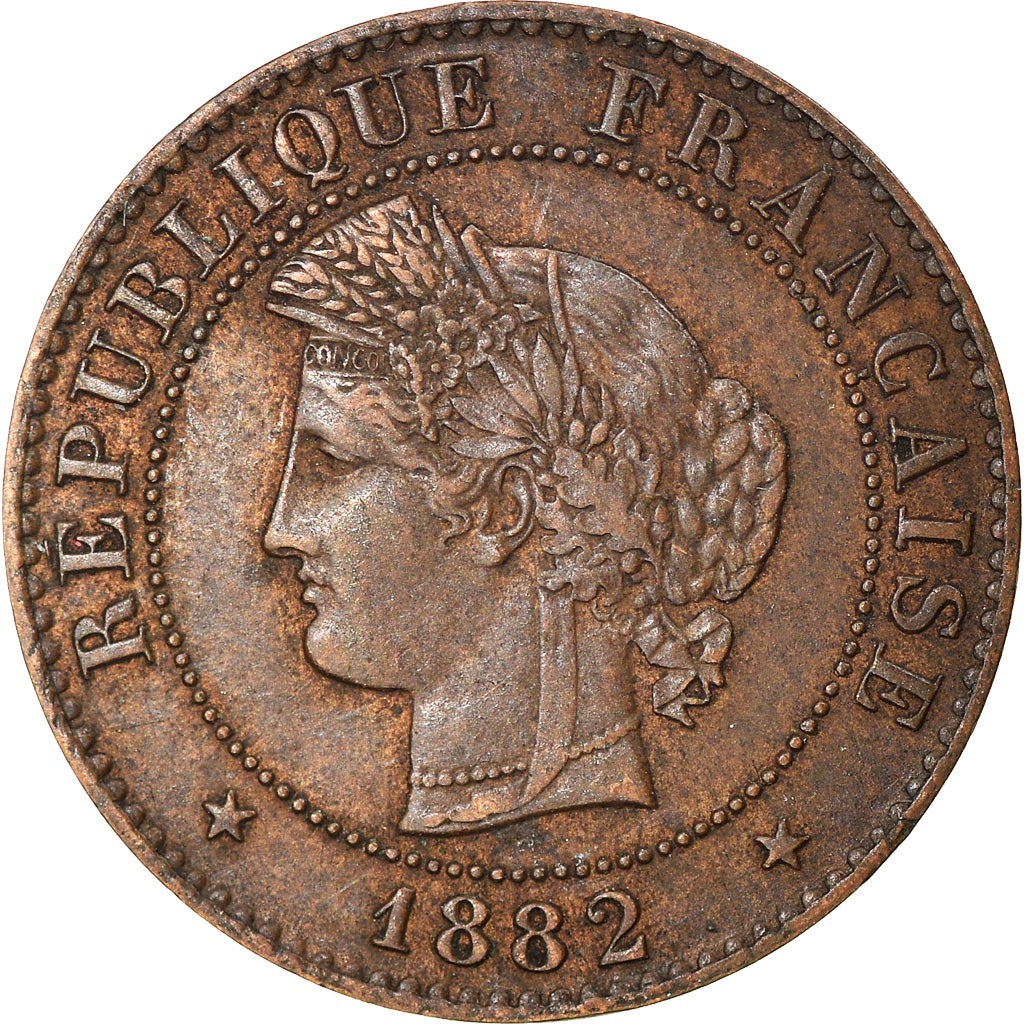 Coin, France, Cérès, Centime, 1882, Paris, EF(40-45), Bronze, KM:826.1